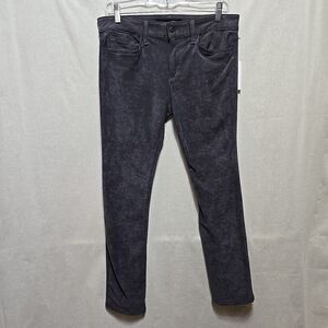 NWT Joe's Jeans The Icon Velvet Midrise Skinny Ankle Jean Pant Anthracite Sz 30